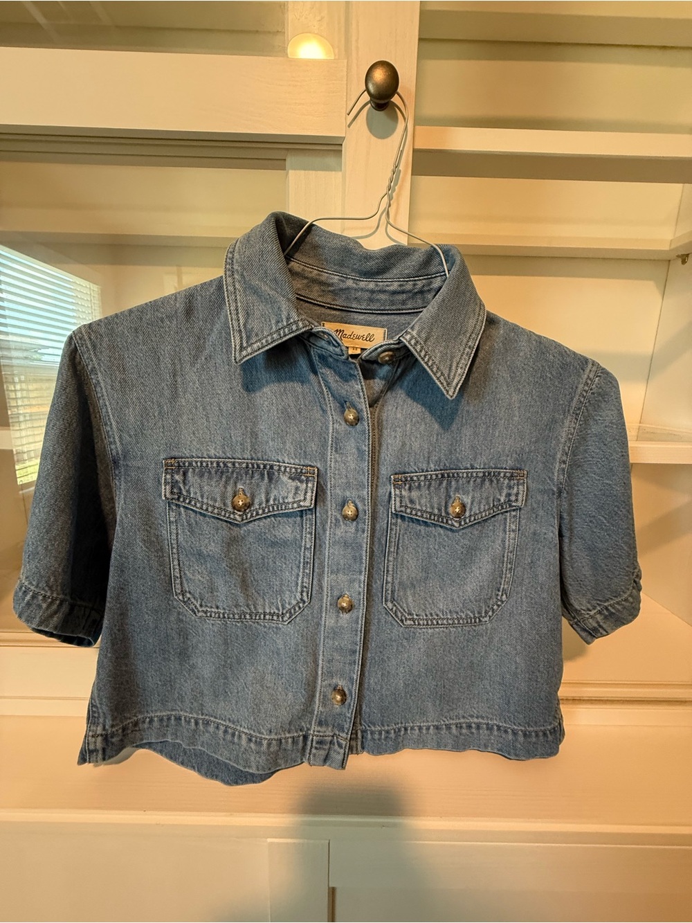 Madewell Denim Button-Front Shirt